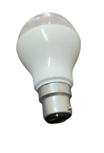 LED Bulb - Fine Finish, Durable White Light | 1 Year Warranty, Round Shape for Home Use