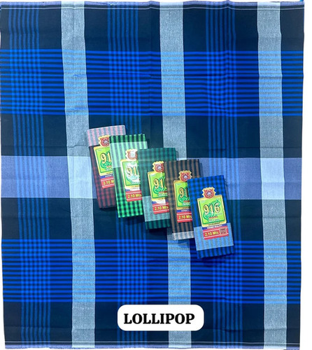 Cotton Lungi for Men - Blue Striped Design | Comfortable, Color Fastness, Shrink Resistant, Ideal for Gifting, All-Season Wear