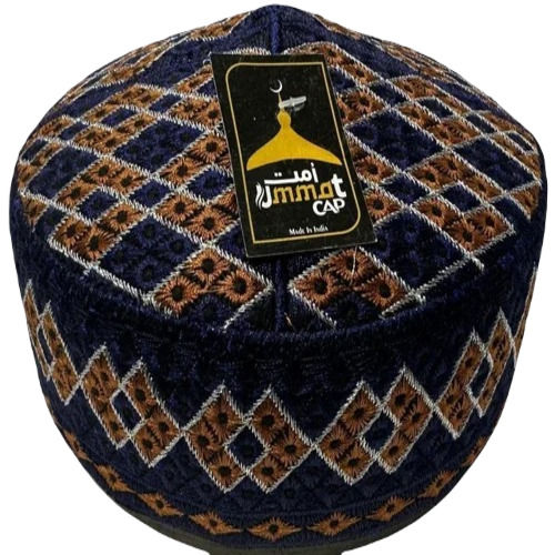 Embroidered Muslim Cap - Age Group: Adult