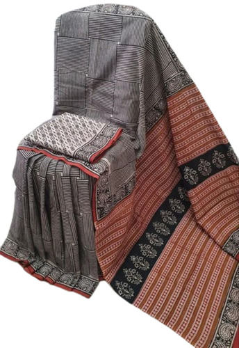 Indian Saree - Fabric Type: Cotton Silk