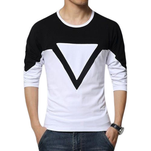 Round Neck T Shirt - Color: White