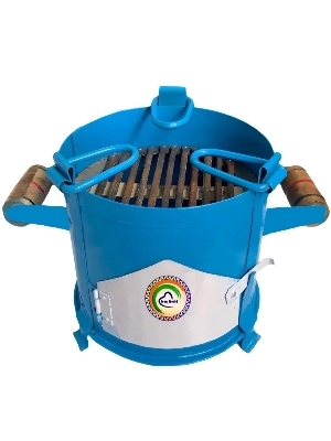 Sigdi Charcoal Grill Angeethi - Color: Blue And Black