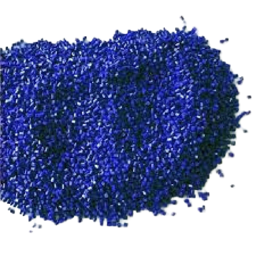 Blue Polycarbonate Granules - Industrial Grade PP, Eco-Friendly Recycled Material, Vibrant Blue Color
