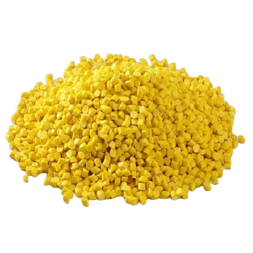 Yellow PPCP Granules - Recycled PP Material, Eco-Friendly Industrial Grade | Ideal for Plastic Industry