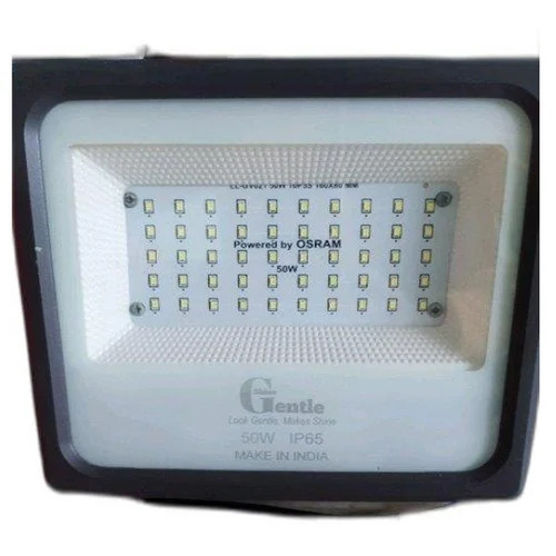 50W LED Flood Light - Aluminum, Lens Design, Pure White Light, 180Â° Beam Angle | IP66 Rated for Outdoor Use