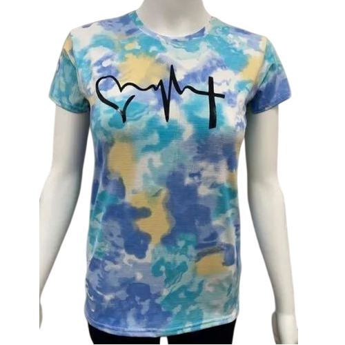 Cotton Blend T-Shirt - XS S XXS Size | Premium Quality Colorblocked Design Relaxed Fit Short Sleeves Crew Neckline