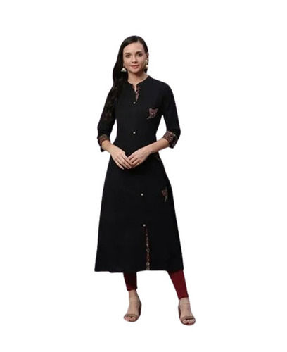 Cotton Kurtis - Color: Black