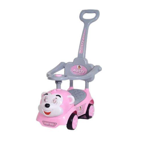 Dash Star Morty Star Baby Ride On - Premium Plastic Construction Multicolor Design | Attractive Backrest Under Seat Storage Ages 2-10