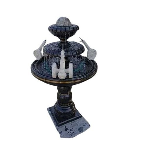 Decoration Stone Water Fountain - Color: Black