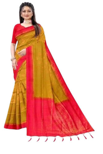 Kanjivaram Silk Saree - Occasion: Traditional