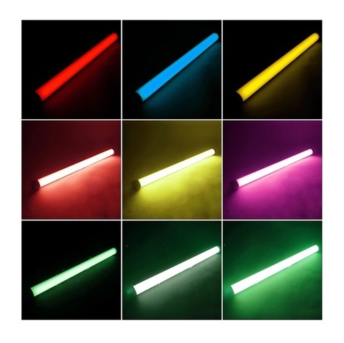 LED Tube Light - Plastic, Rectangular, Multicolor | Lightweight, Energy Efficient, Shock & Heat Resistant, Easy to Install, 1 Year Warranty