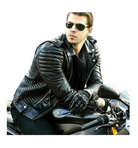 Men Leather Jackets - Leather, Customized Size, Black | Regular Fit, Extremely Warm, Fade-Resistant, Windproof, Machine Washable, Lightweight