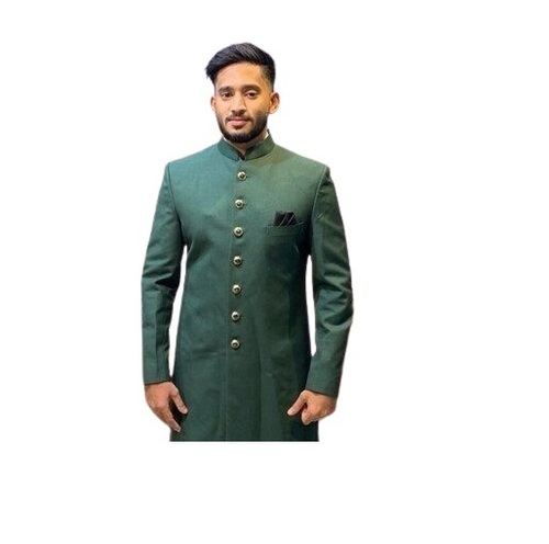 Men Plain Sherwani