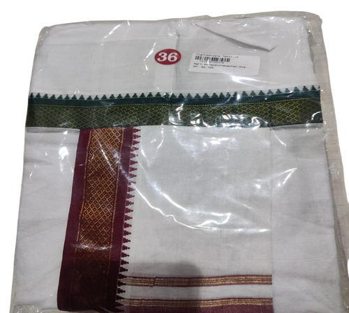 Mens Cotton Readymade Dhoti - Ivory White Soft Touch Fabric | Elegant Style Wear Resistant Suitable for All Seasons