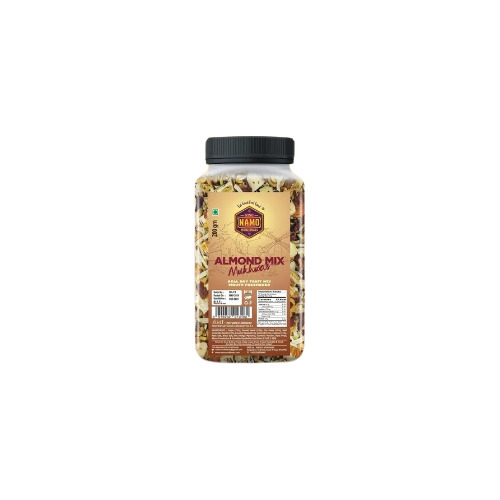 Namo Dry Fruit Mukhwas - 200 g Bottle, Sugar & Spice Blend with Fennel Seeds, Dry Dates, Coconut Flakes, No Additives or Colors