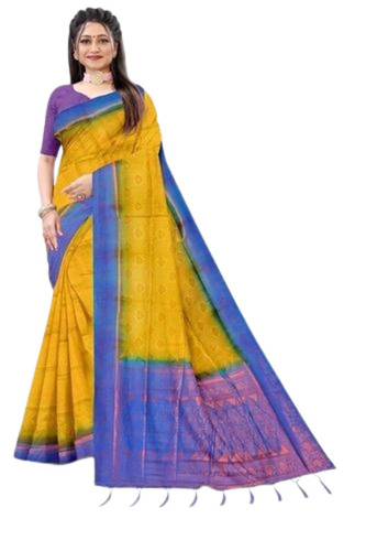 Nauvari Saree - Fabric Type: Art Silk