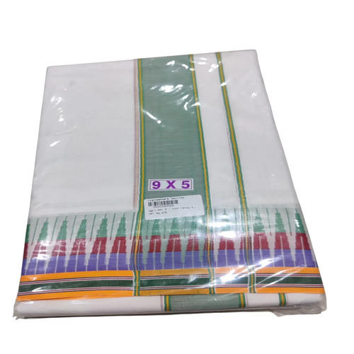 White Cotton Dhoti - Lightweight, Comfortable Fit | Wrinkle Free, Colorfast, Ideal for All Seasons