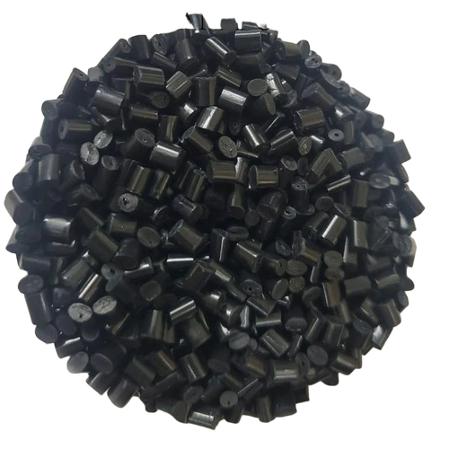 Black Plastic Granules - ABS Industrial Grade, Eco-Friendly Recycled Material, Black Color