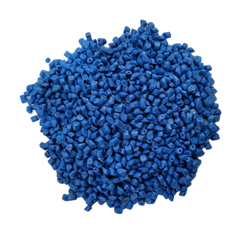 HD Plastic Granules - Industrial Grade ABS Plastic, Eco-Friendly Blue Recycling Granules