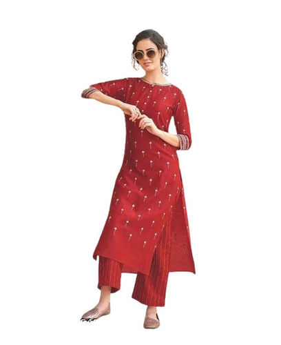 Ladies Kurtis - Color: Red