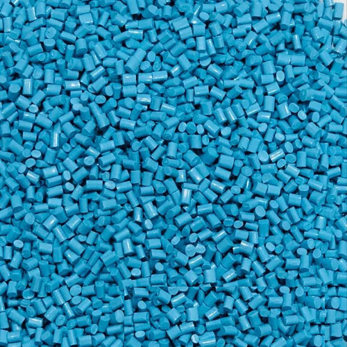 Light Blue ABS Granules - Industrial Grade, Recycled Material, Eco-Friendly, Plastic Industry Application