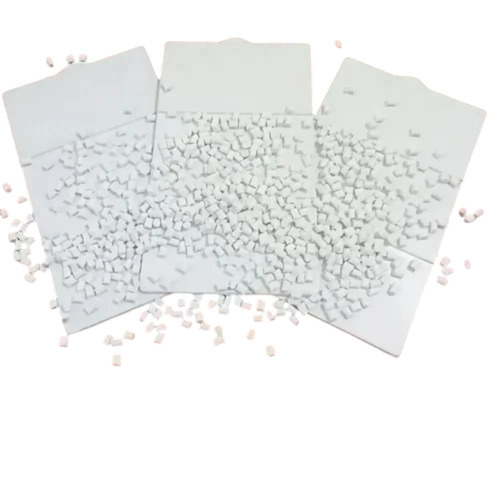 PBT Glass Filled White Granules - Eco-Friendly Industrial Grade PBT Material | 100% Recycled, Ideal for Plastic Industry Applications