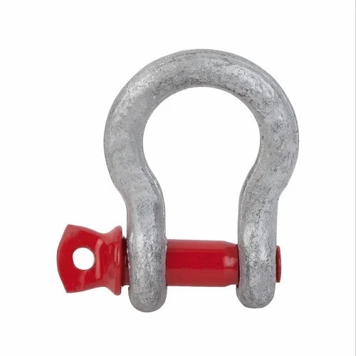D Shackle - 20 Ton Alloy Steel Screw-Pin Type, Heavy Load Lifting | Grey, Industrial Use, Max. Lifting Height: 45 cm, Noise Level: 5 dB, Speed: 50 sq m/hr