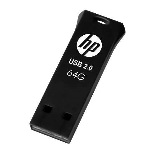 HP USB 2.0 Flash Drive 16GB v207w - Plastic Case, 39 x 12 x 5 mm Dimensions | Compatible with Laptop, PC, Desktop, Audio System, TV, 1-Year Warranty