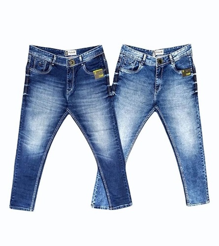 Men's Denim Jeans - 100% Denim, Relaxed Fit, Adjustable Waistband | Multiple Washes & Colors, Reinforced Stitching for Durability, Versatile for All Occasions