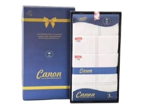 Mens Cotton Handkerchief - Standard Size, Plain Dyed White | Soft Touch, Wrinkle Free, Ideal for Gifting, No Color Fade