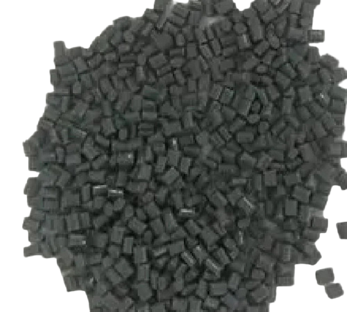 Reprocessed ABS Black Granules - Eco-Friendly Recycled Material for Plastic Industry | Industrial Grade Durable ABS Plastic Rich Black Color