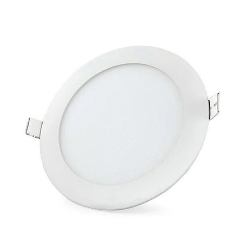 Round LED Panel Light - Plastic, Standard Size, Cool Daylight White | Easy to Install, Energy Efficient, Shock and Crack Resistant
