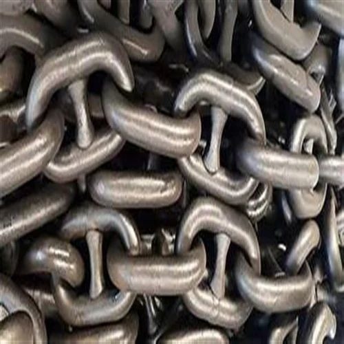 Ship Chain - Mild Steel, Heavy-Duty Performance, Rust-Resistant Silver Coating | Corrosion-Resistant Finish Ideal for Marine Use, Manual Drive, 50000 Tons Capacity