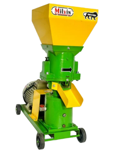 5 Hp Electric Feed Pellet Making Machine - Color: Yellow And Green