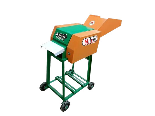 Electric Chaff Cutter - MS Body, 5HP Power, 800 kg/hr Cutting Capacity , Automatic Operation with 1200 RPM Speed