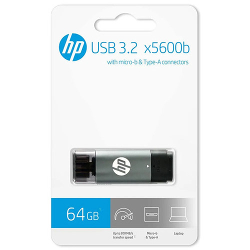 HP 64GB USB Pen Drive - Shock & Heat Resistant, Easy to Operate | Ideal for Computer and Laptop Data Storage, External USB Interface, Warranty Included