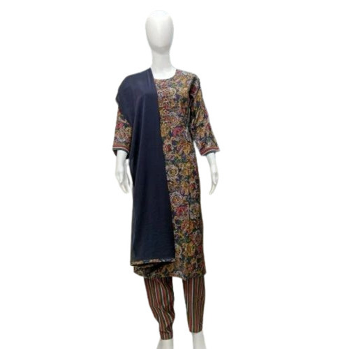Designer Kurtis - 100% Chanderi Fabric Multicolor Light Weight Breathable | Available in M L S XL Sizes - 3/4 Sleeve Modern Printed Casual Style