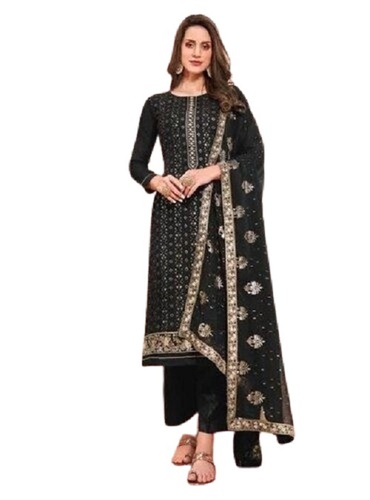Fancy Salwar Suit Set - Color: Blue