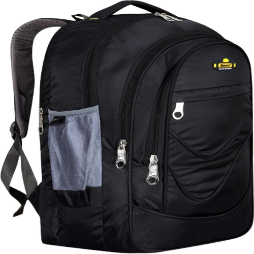 Black Polyester Backpack - Feature: Moisture Proof