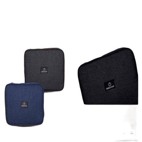 Blue Toiletry Pouch - Plastic Material, Premium Quality Design Case | Moisture Proof, Zipper Top with Customized Logo