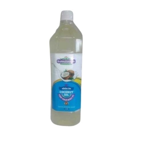 Coconut Oil - 1 Litre, 100% Organic & Cold Pressed | Rich in Healthy Fats, Antimicrobial Properties, Nourishing Skin & Hair, High Smoke Point for Cooking
