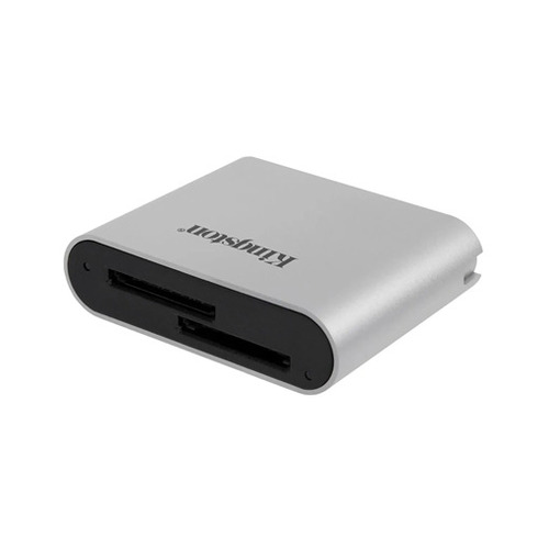 Kingston Wfs-Sd-1600all USB Card Reader - Lightweight, Standard Size, Silver & Black | High Efficiency, Heat Resistant, Easy to Use, Portable, Soft Cloth Care