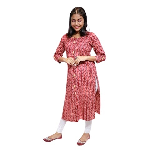 Ladies Printed Cotton Kurtis
