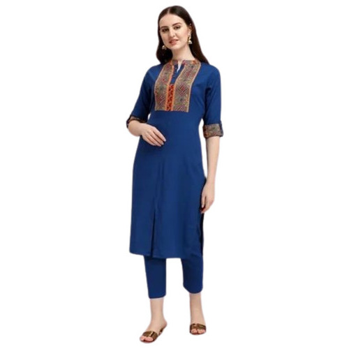 Rayon Kurti Set