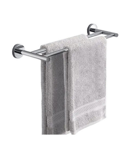 Towel Holder - Stainless Steel Standard Size Silver Color | Corrosion & Rust Resistant Easy to Install Polished Finish