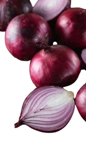 Red Onion - Fresh Quality, 100% Purity | Chopped, Good for Health, Cool & Dry Preservation, 15 Days Shelf Life, Round Shape