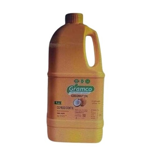 Empty Coconut Oil Bottle - Plastic, 1 Liter , Leak-Proof, Secure Closure, Lightweight, Oil & Moisture Resistant, Customizable Design Options