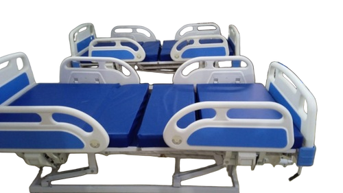 Manual Fowler Bed - Color: Blue