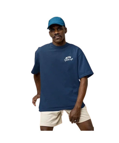Mens T Shirts - Cotton, Customized Size, Blue Color, O-Neck, Short Sleeves, Regular Fit, Machine Washable | Breathable, Lightweight, Fade & Wrinkle Resistant