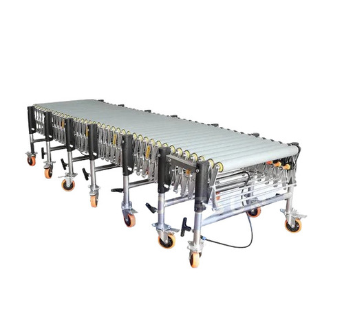 Roller Conveyor - Heavy-duty Metal Structure, High Efficiency, Corrosion and Rust Resistant, Easy to Install and Operate, Painted Finish